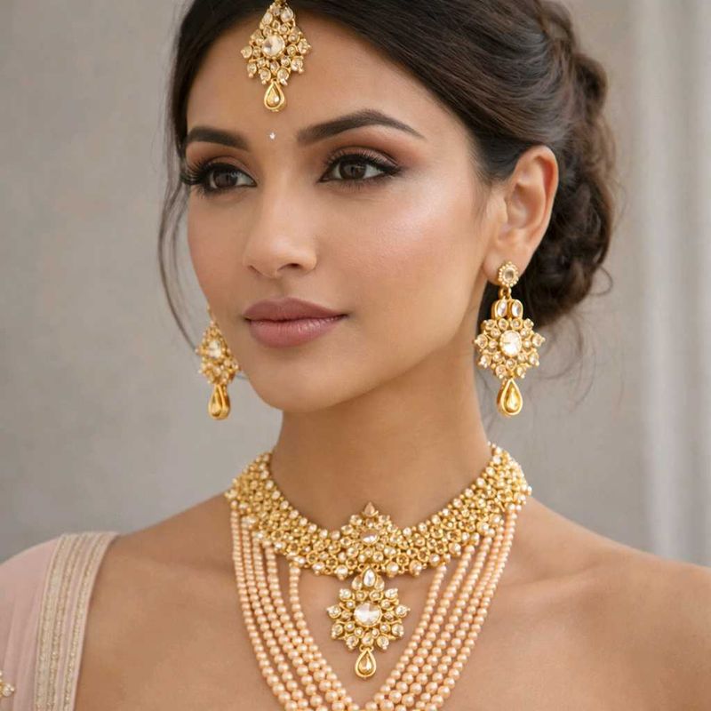 Exquisite Indian Bridal Jewelry Set