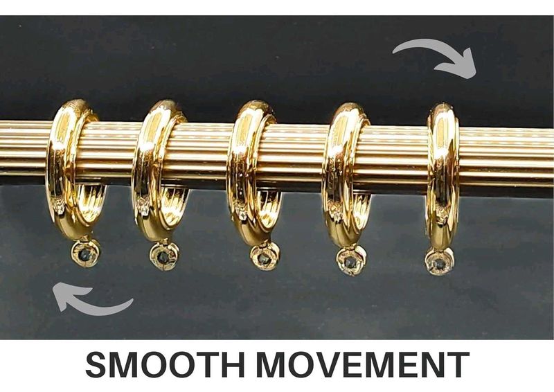 Decorative Curtain Rings &amp; Finials Set