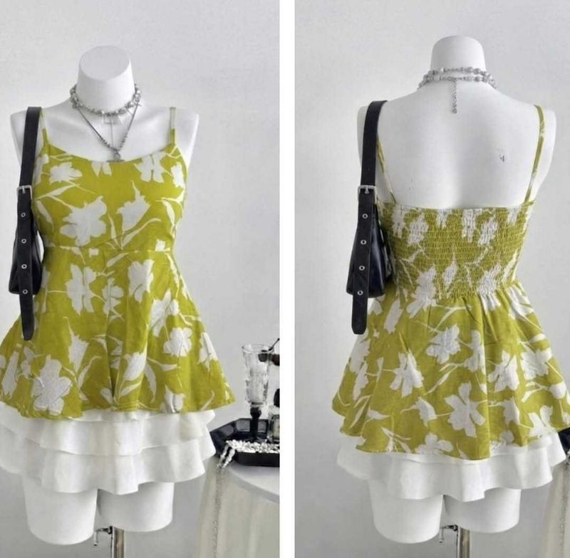 Floral Ruffled Mini Dress