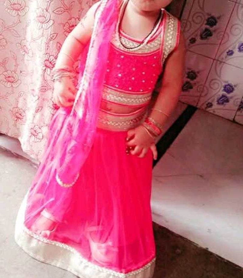 Cute Pink Lehenga Choli