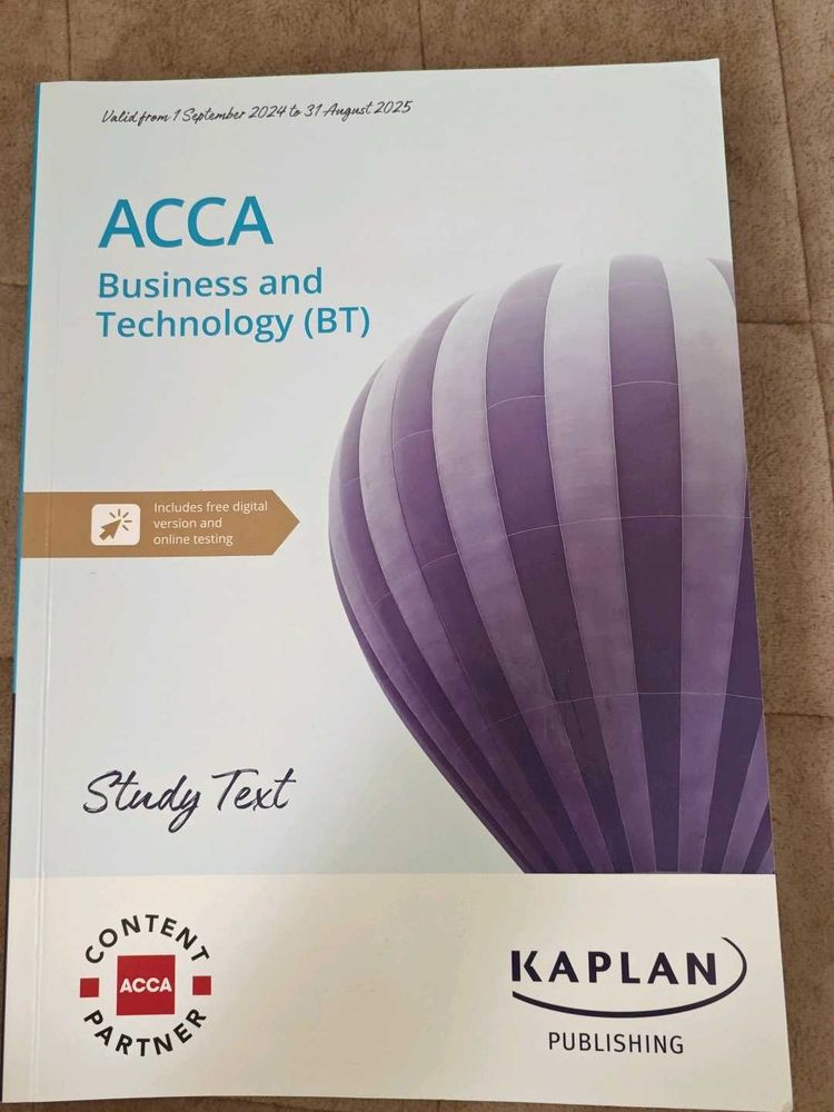 ACCA kaplan Business and Technology Study Text