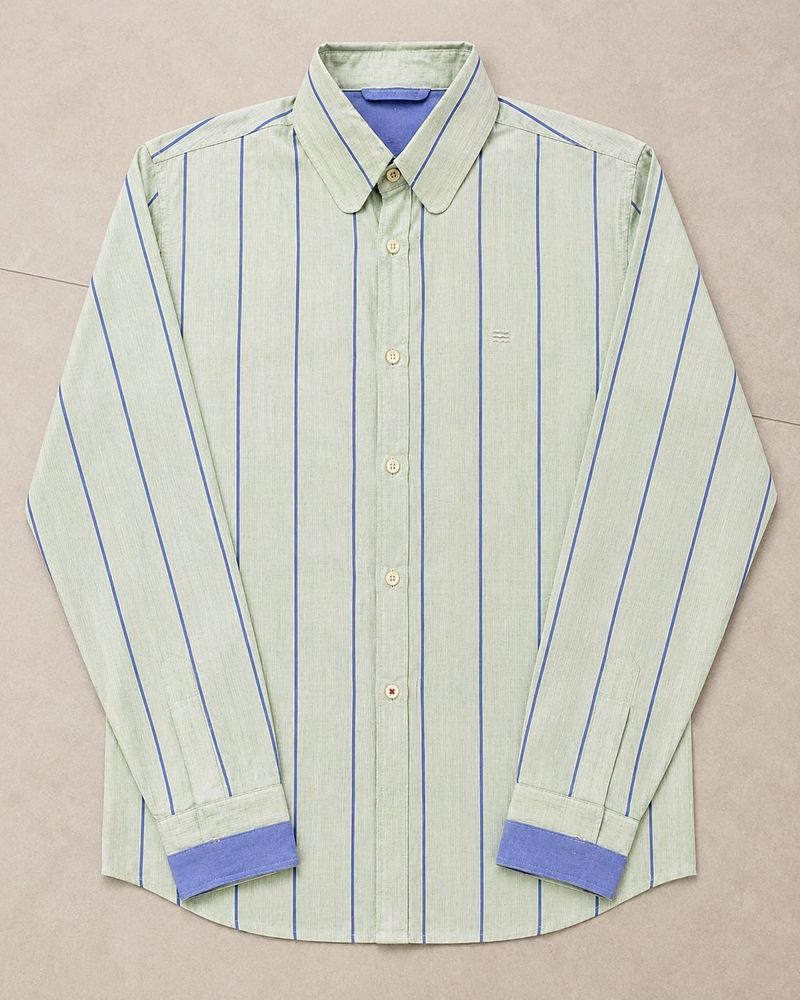Men's Striped Casual Shirt