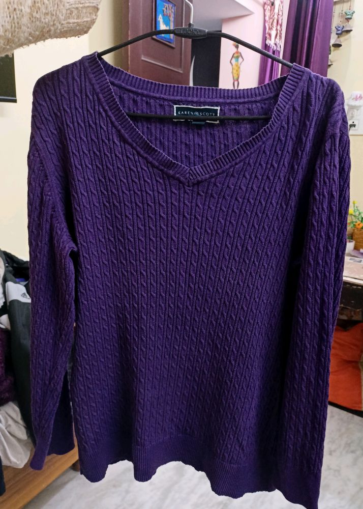 Lavender Woolen Top 💜🔥