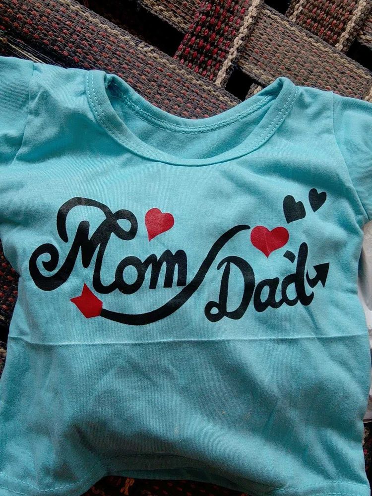 Mom and dad new born baby dress