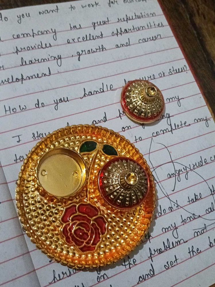 Beautiful Gold artistic plate