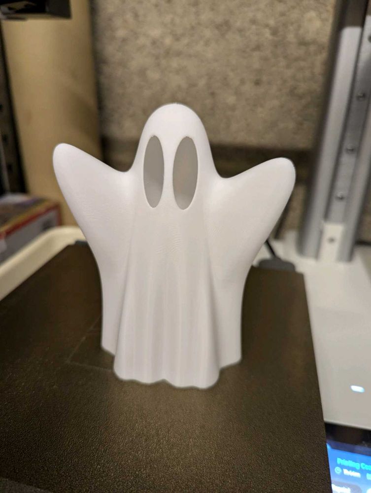 Halloween Ghost 3d Printed With Free Booty