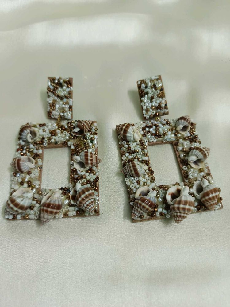 Card-board Earrings No. 1