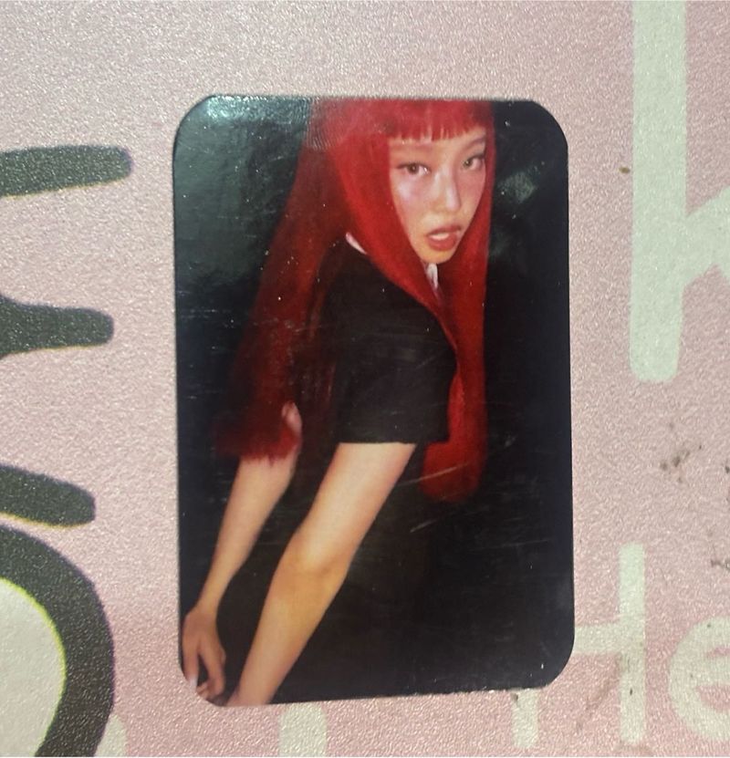 Official Jennie Kim Ruby photocard
