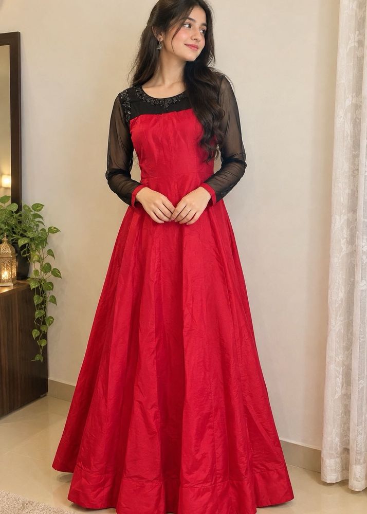 Stunning Red Ethnic Gown