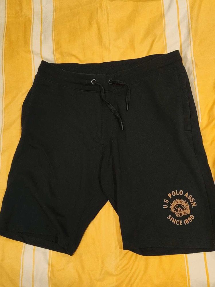 US Polo Assn Black Shorts