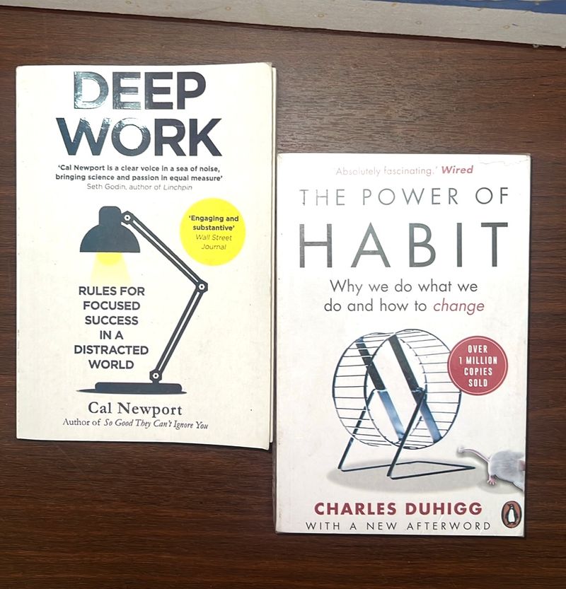 Deep Work &amp; Power Of Habit Combo