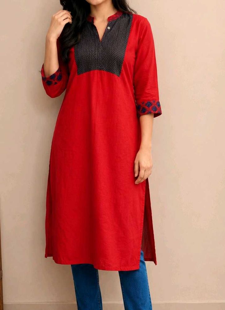 Red Kurta