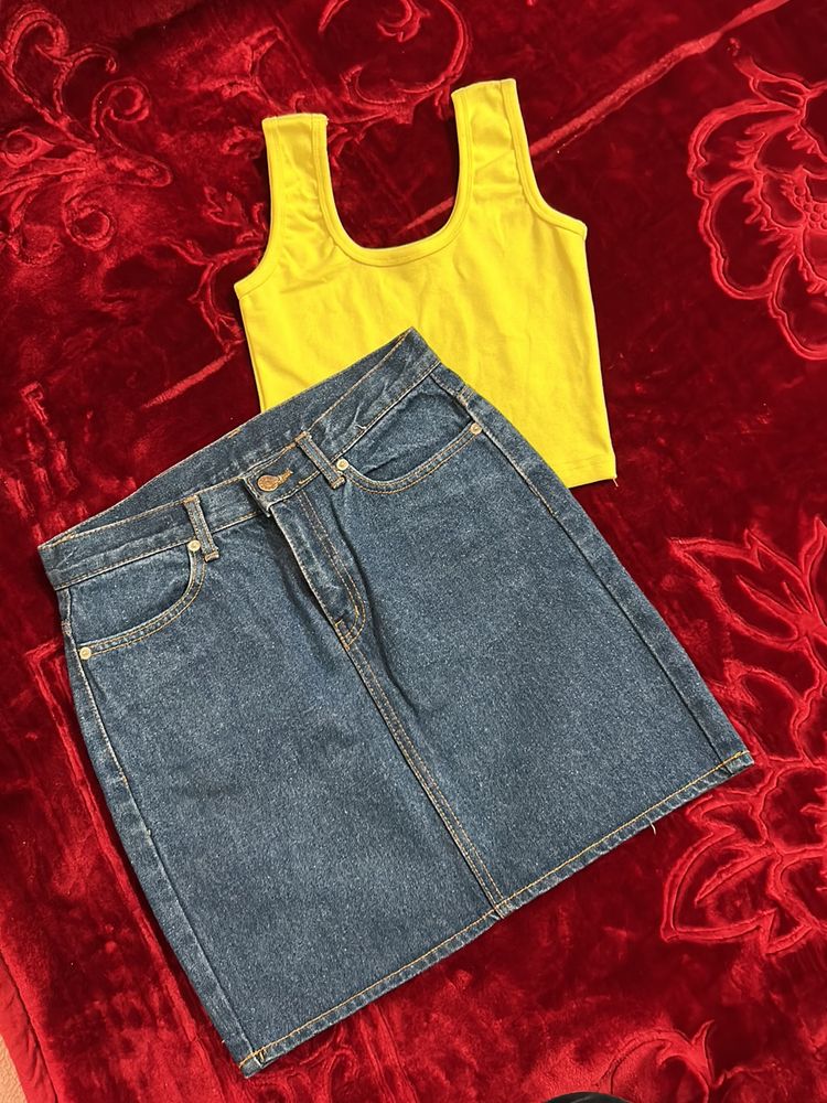 Denim Skirt