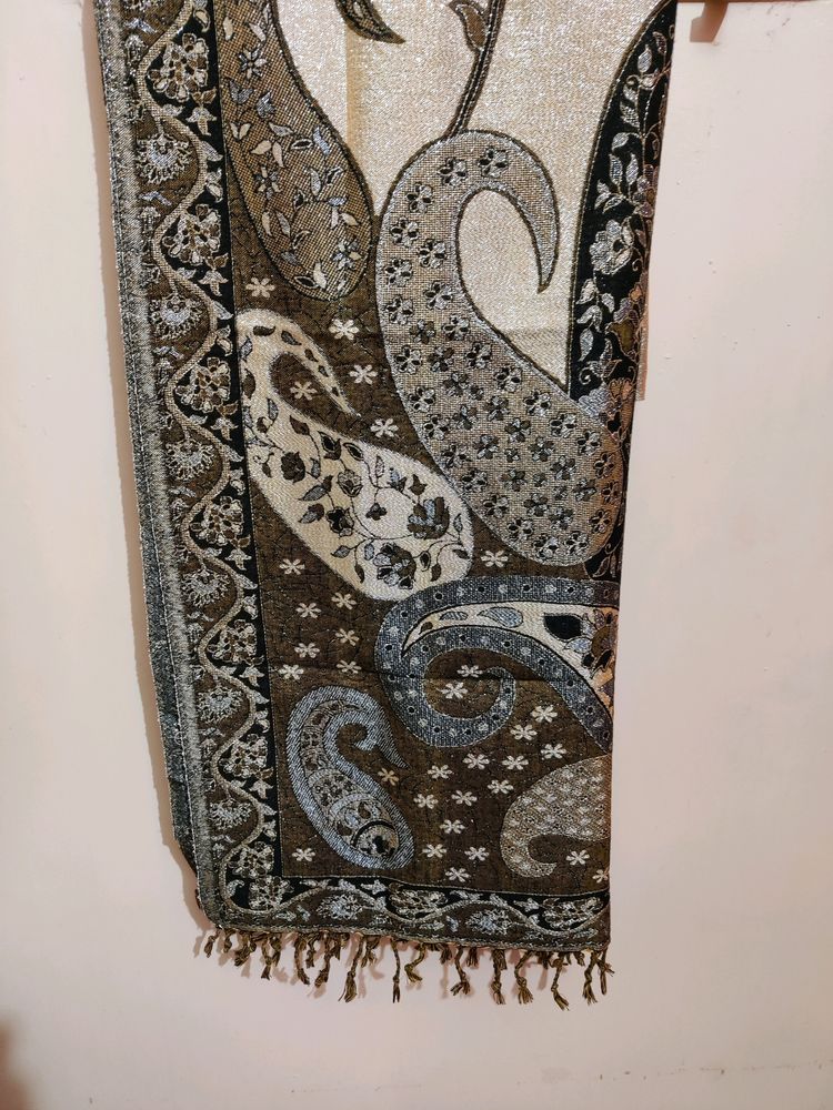Winter Shawl - Reversible Print