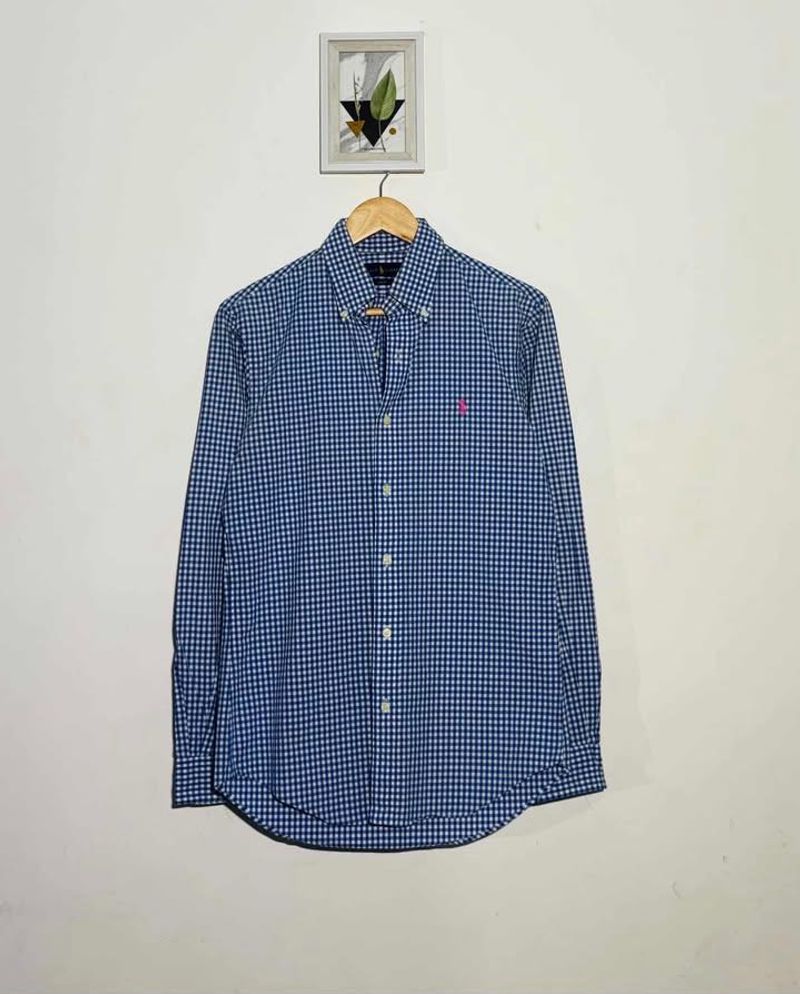 Classic Blue Gingham Shirt