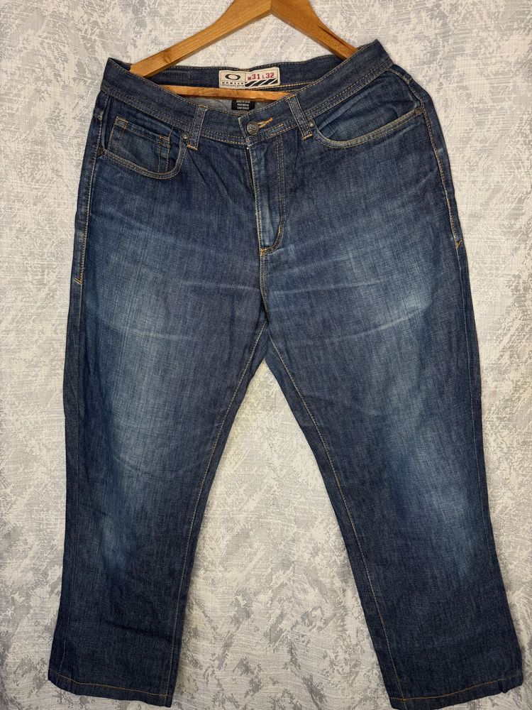 Oakley Men's Blue Denim Jeans
