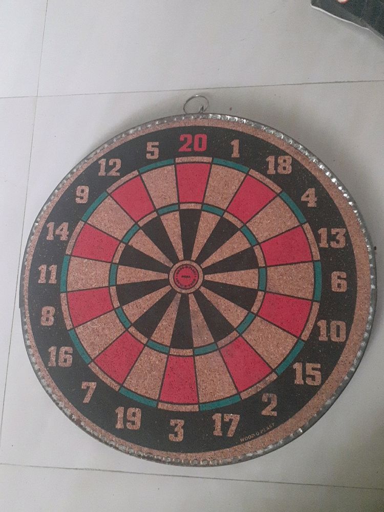 Dart Game -wooden Two Sided Dart Board. Without Darts