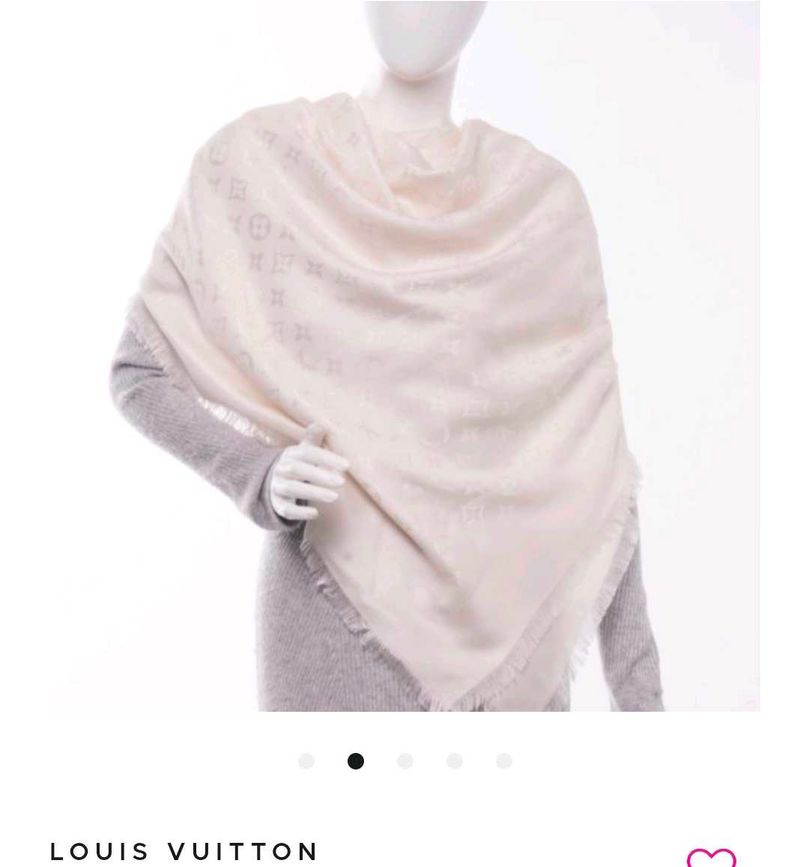 Vintage Louis Vuitton monogram shine Shawl/scarf