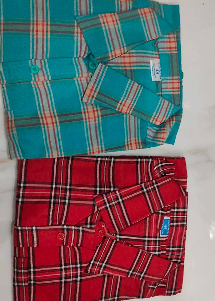 Plaid Casual Shirts - 2 Pack