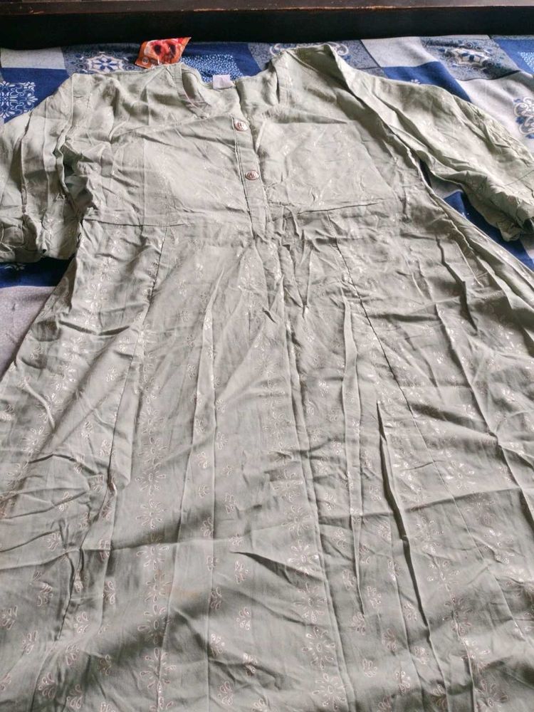 Elegant Mint Green Kurta