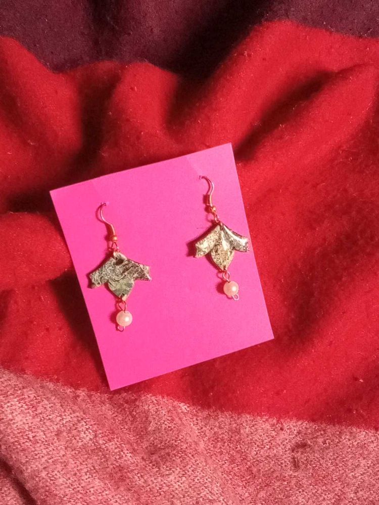 Leaf Drop Earrings