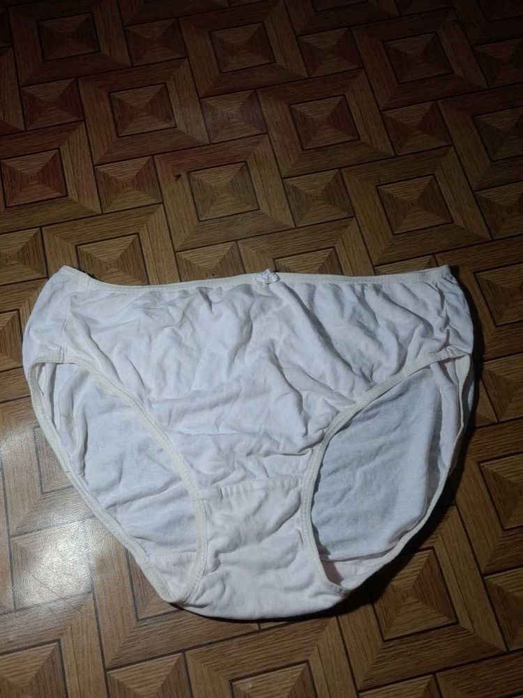 White Cotton Briefs