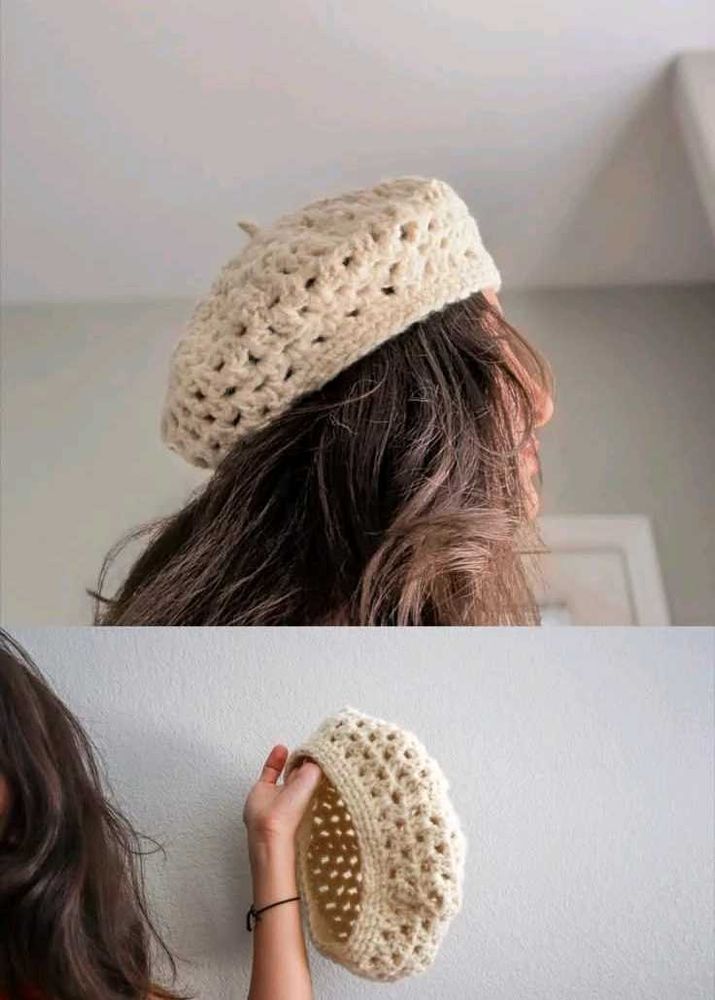 Crocheted Beret Hat