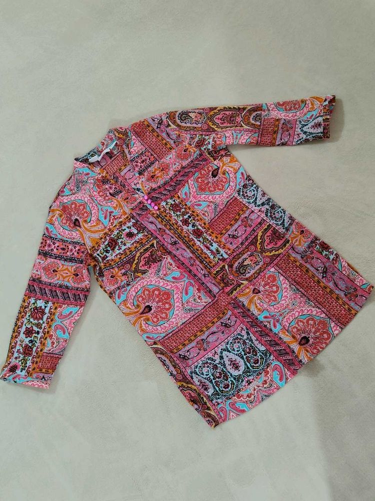 Vibrant Paisley Print Tunic