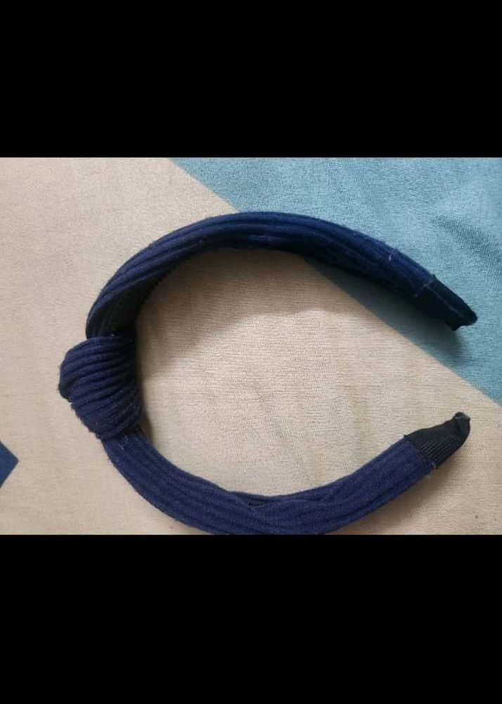 Navy Blue Knotted Headband