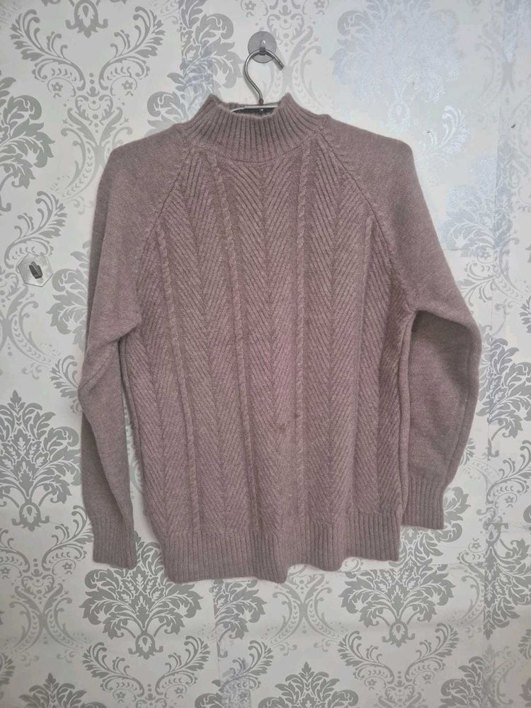 Cozy Mock Neck Knit Sweater