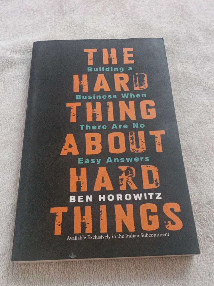 The Hard Thing About Har