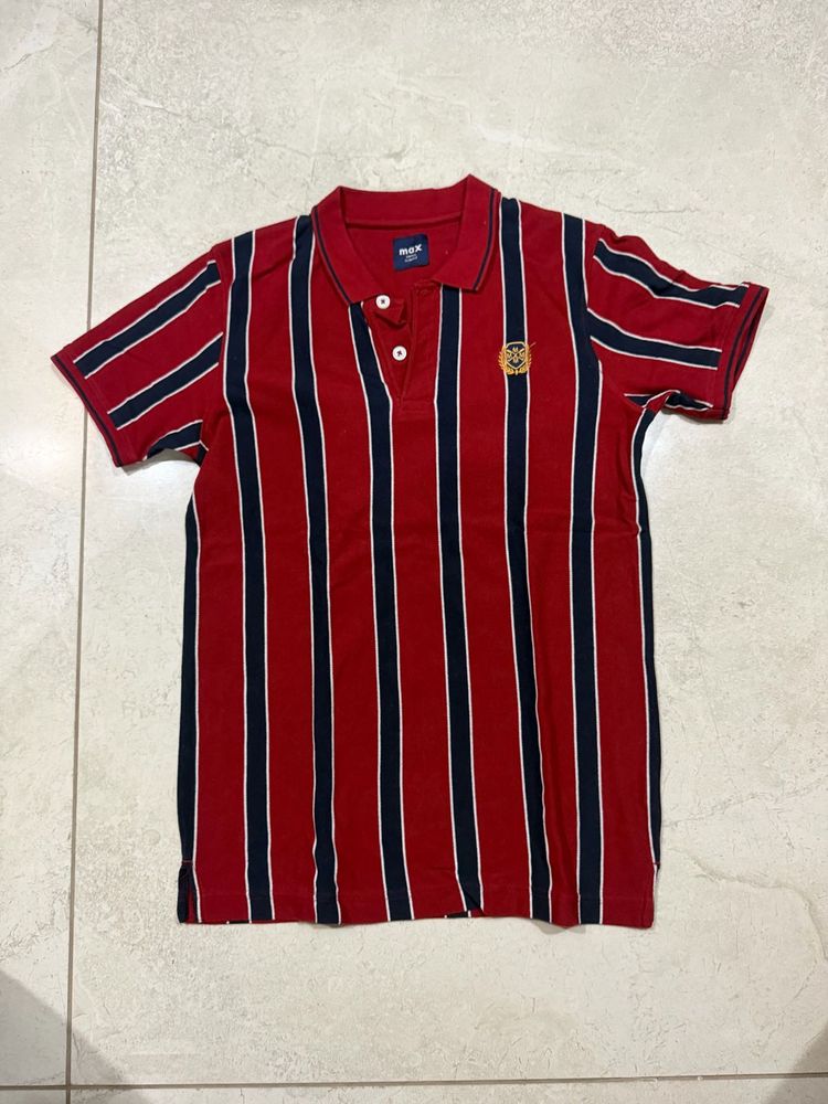 Max Striped Polo T-Shirt
