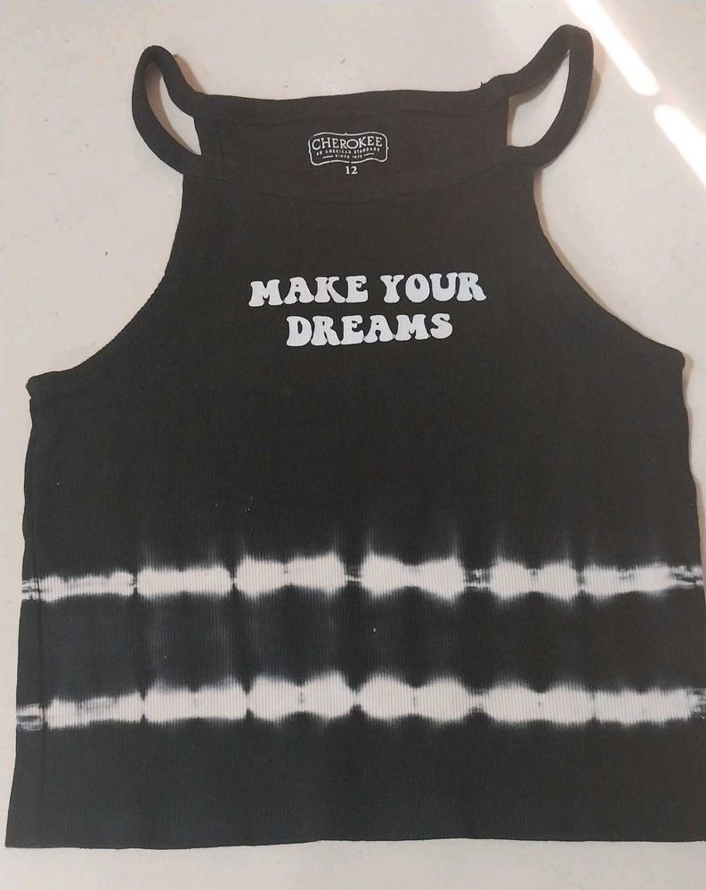 Cherokee Tie-Dye Graphic Tank Top