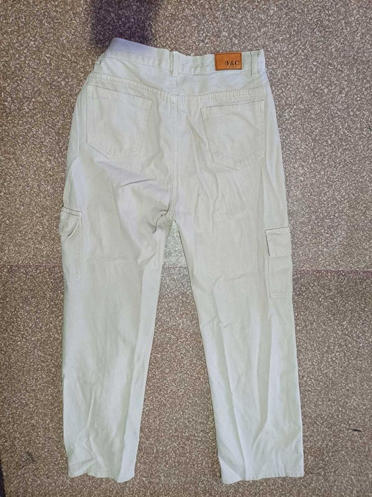 Stylish Beige Cargo Pants
