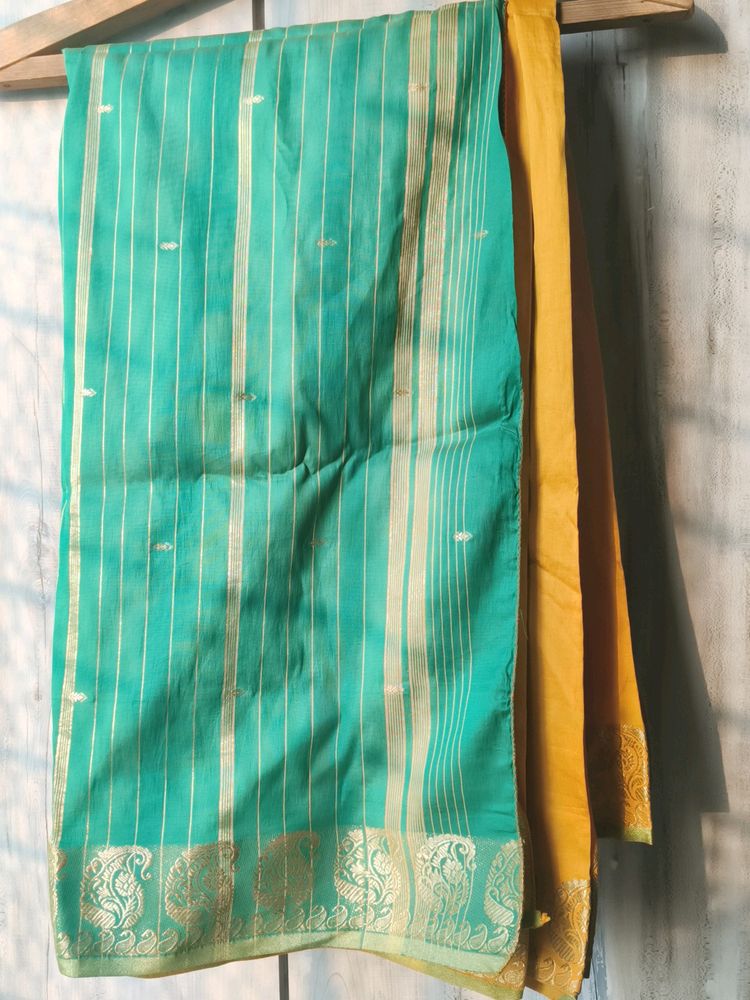 Silk Saree Double Colour