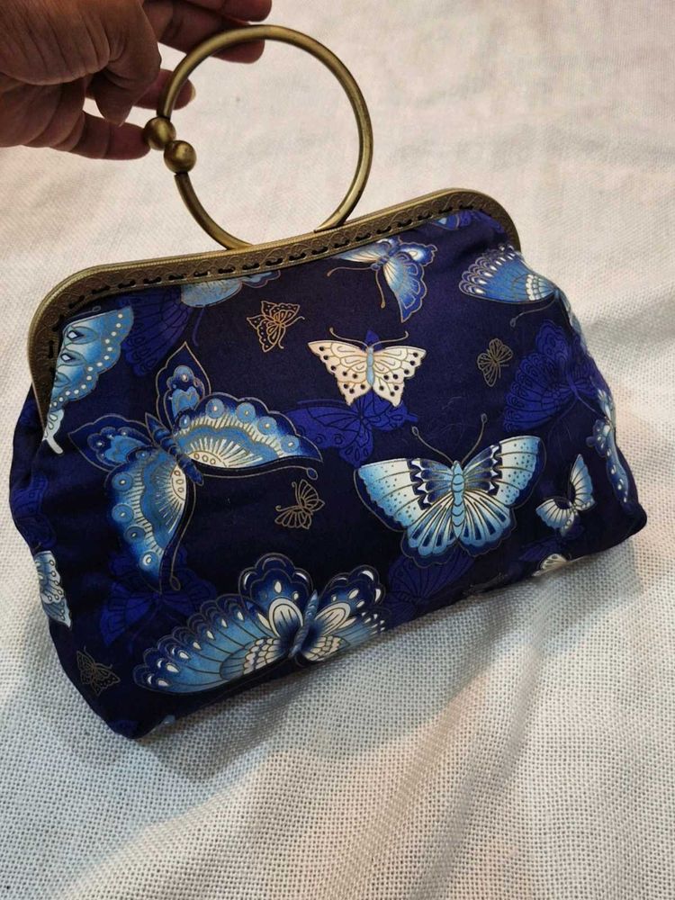 Vintage Butterfly Clutch Bag