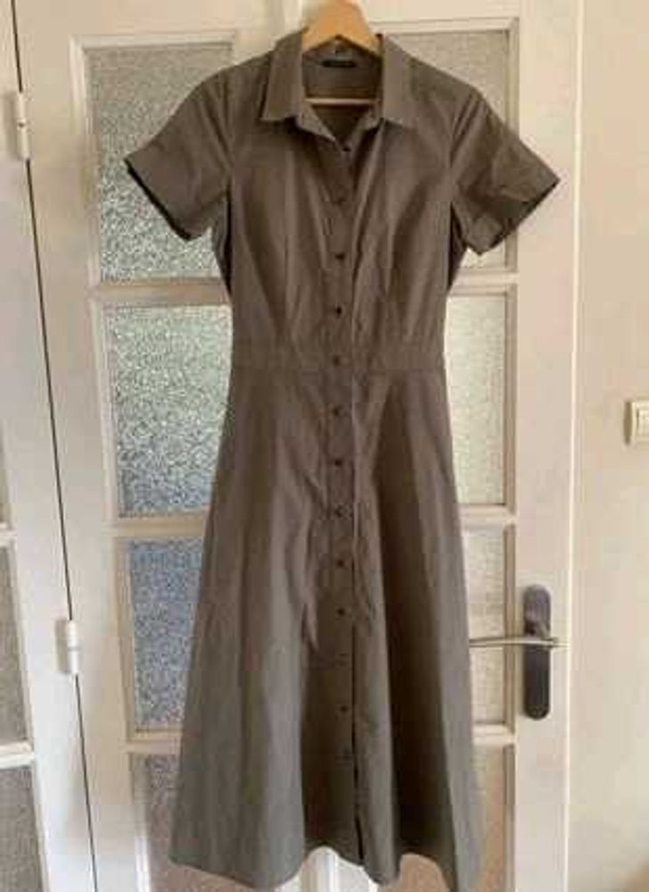 Korean Button Up Dress