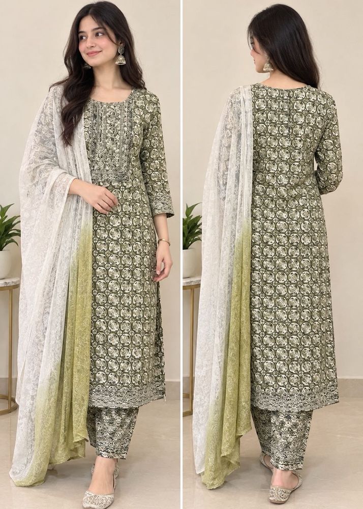 Ethnic Kurta Set with Dupatta