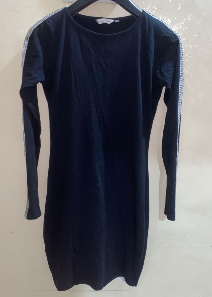 Black Bodycon Mini Dress