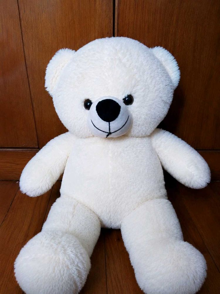 Giant Creamy White Teddy Bear Plush Toy