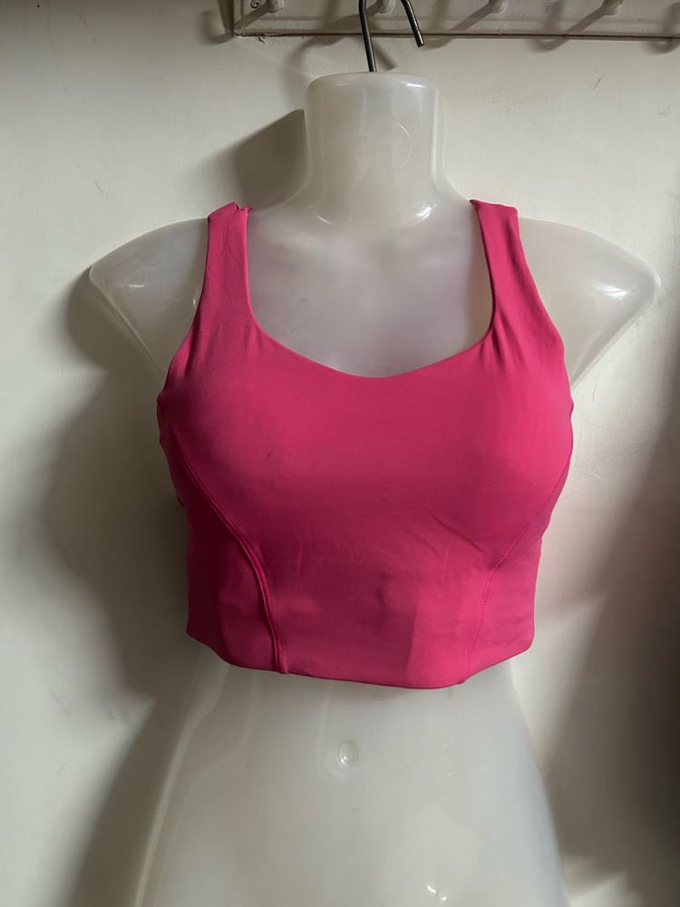 Vibrant Pink Sports Bra