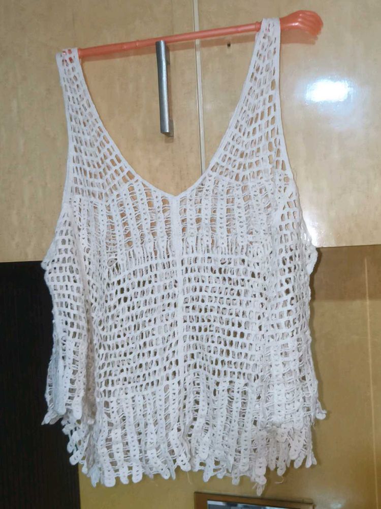 Crochet Tank Top - Beach Cover Up