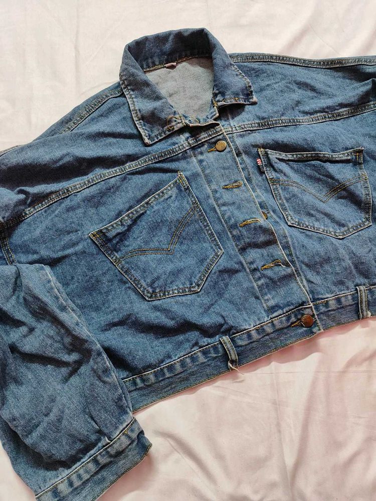 Oversized Denim Jacket💙🫶🏻