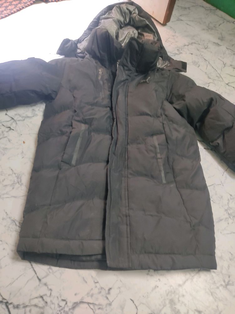 Kids Long High Neck Jacket