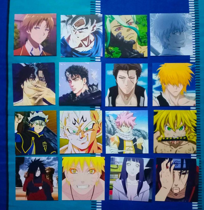 Anime Photo Card Set (16 pcs) 🌟