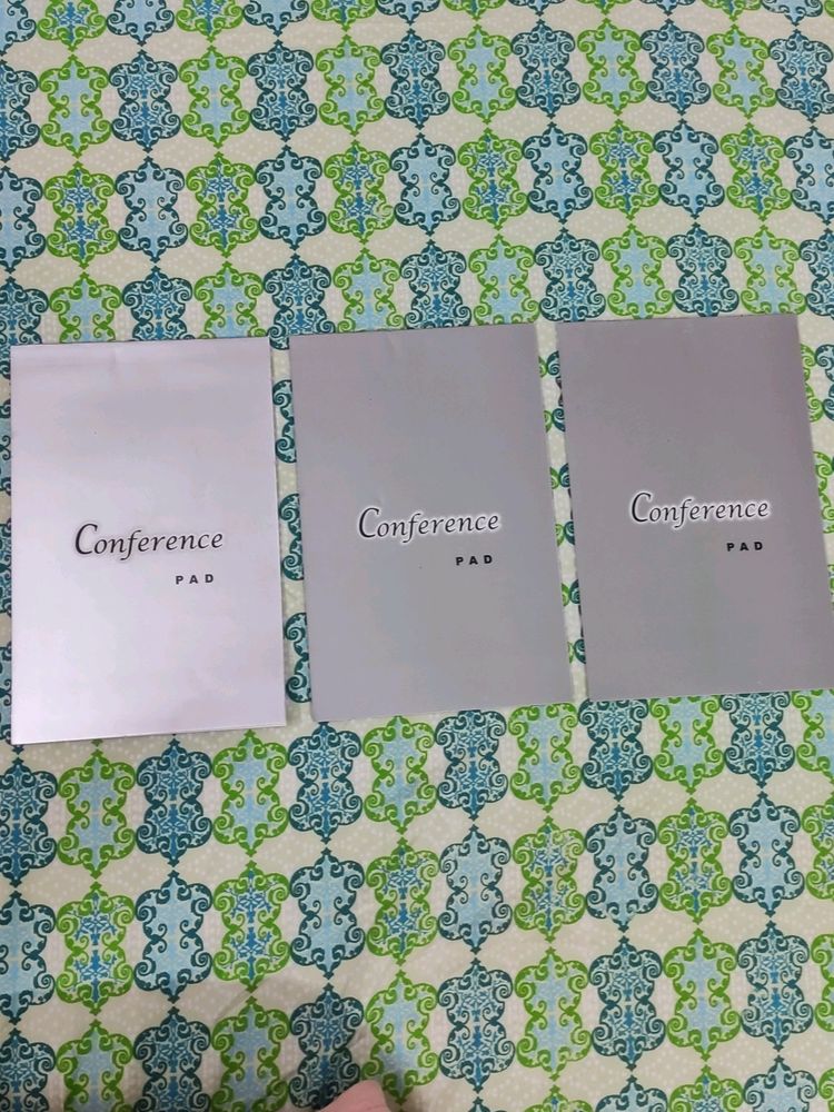 Conference Notepads - 30pages Each (Pack Of 3)