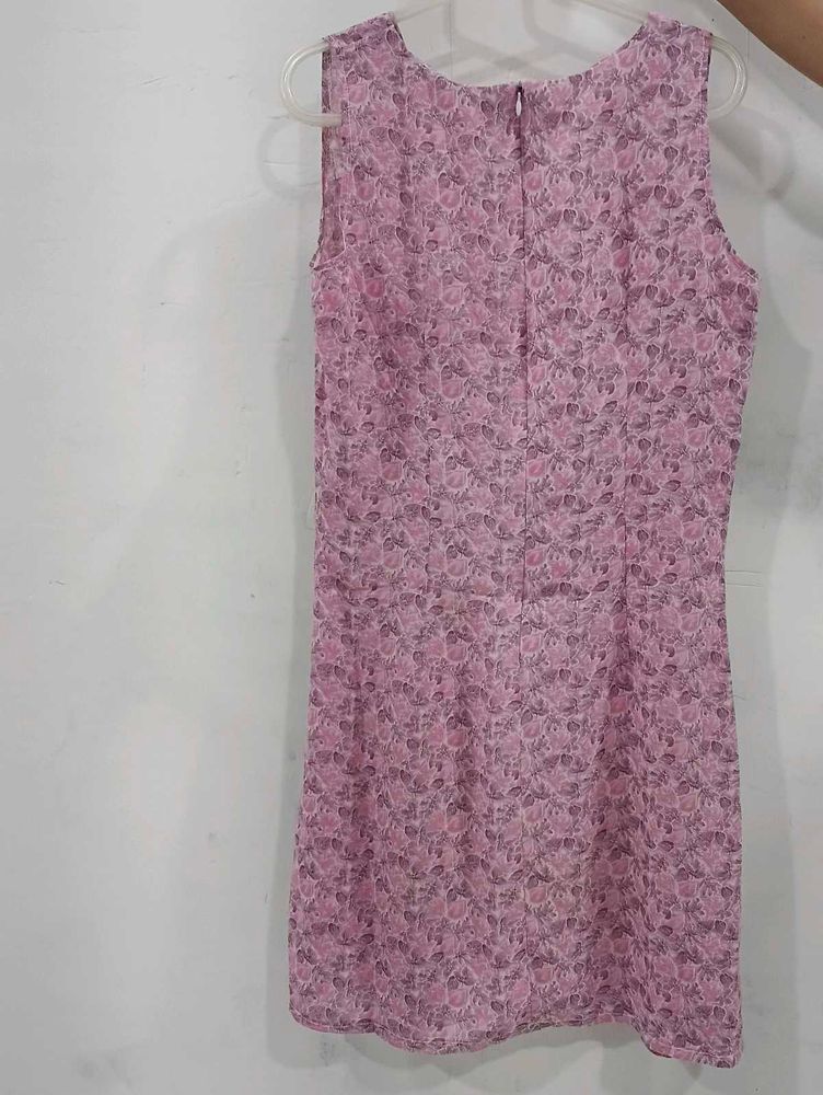 Floral Print Sleeveless Dress