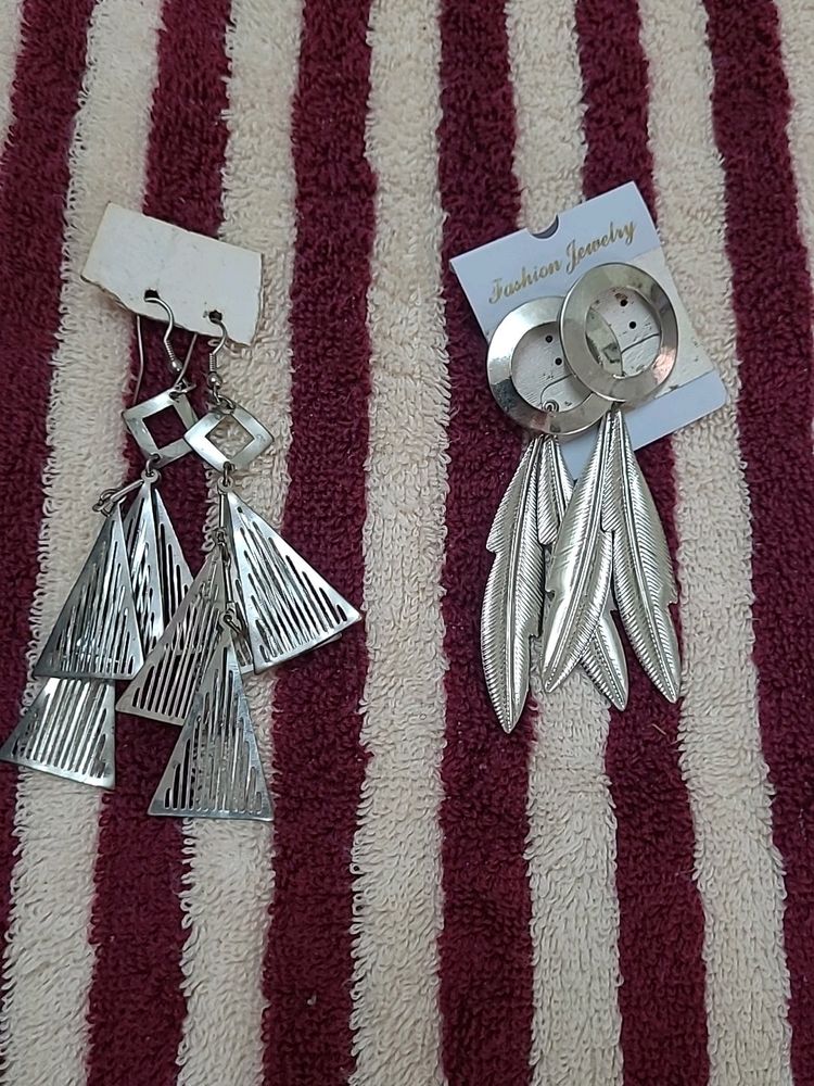 Combo of 2 pairs of stylish earrings