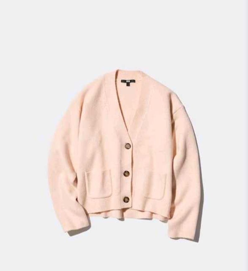 Uniqlo Cute Peach Cardigan Sweater