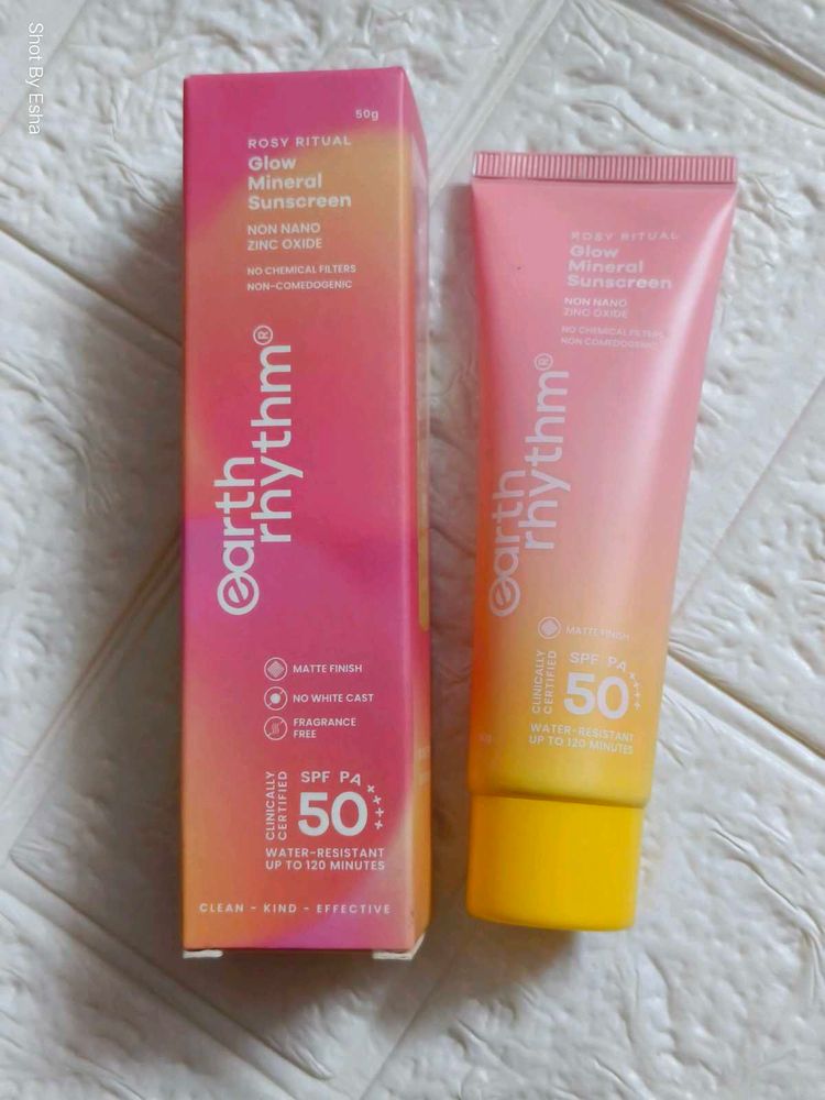 Earth Rhythm Rosy Ritual Glow Mineral Sunscreen SP